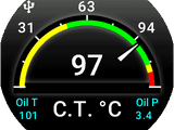 Omnia Oil Pressure, Temp & Coolant Temp
