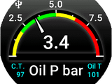 Omnia Oil Pressure, Temp & Coolant Temp