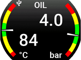 Omnia Oil Pressure, Temp & Coolant Temp